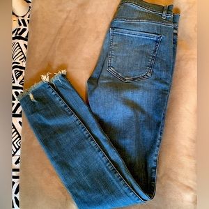 EXPRESS WOMENS JEANS HYPER STRETCH SIZE 6 LONG